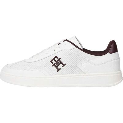 Tommy Hilfiger Baskets Heritage Perf White / Burgundy Velvet EU 41 Femme - Publicité Tommy Hilfiger Baskets Heritage Perf White / Burgundy Velvet EU 41 Femme - Publicité
