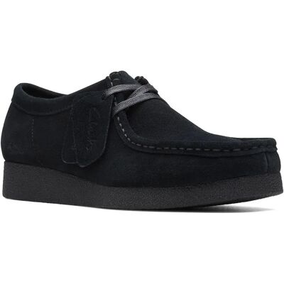 Clarks Shoes Chaussures Bateau Wallabee Evo Black Suede EU 41 1/2 Femme - Publicité Clarks Shoes Chaussures Bateau Wallabee Evo Black Suede EU 41 1/2 Femme - Publicité