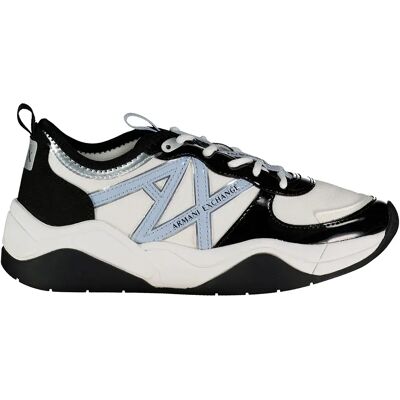 Giorgio Armani Exchange Baskets Xdx039_xv311 Optical White / Black / Blue EU 38 Femme - Publicité Giorgio Armani Exchange Baskets Xdx039_xv311 Optical White / Black / Blue EU 38 Femme - Publicité