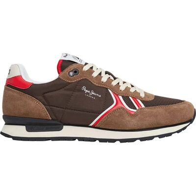 Pepe Jeans Baskets Brit Serie Mud Brown EU 40 Homme - Publicité Pepe Jeans Baskets Brit Serie Mud Brown EU 40 Homme - Publicité