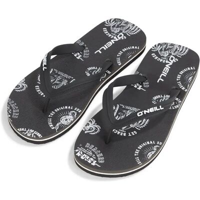O´neill Tongs Profile Graphic Black Mystical EU 47 Homme - Publicité O´neill Tongs Profile Graphic Black Mystical EU 47 Homme - Publicité