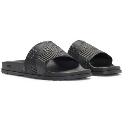 Hugo Claquettes Match It Emlg Black EU 44 Homme - Publicité Hugo Claquettes Match It Emlg Black EU 44 Homme - Publicité
