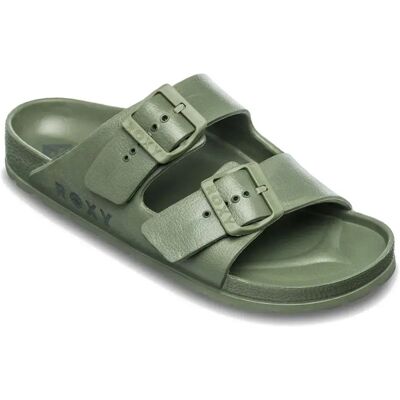 Roxy Claquettes Kattie Oil Green EU 37 Femme - Publicité Roxy Claquettes Kattie Oil Green EU 37 Femme - Publicité
