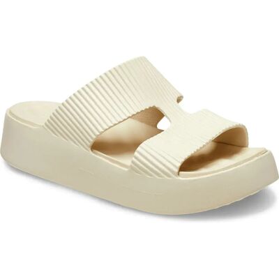 Crocs Claquettes Getaway Groove Platform Hstrap Sandstone EU 42-43 Femme - Publicité Crocs Claquettes Getaway Groove Platform Hstrap Sandstone EU 42-43 Femme - Publicité