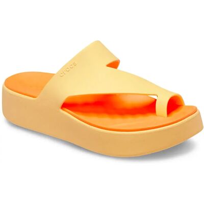Crocs Tongs Getaway Platform Toe Loop Golden Hour EU 34-35 Femme - Publicité Crocs Tongs Getaway Platform Toe Loop Golden Hour EU 34-35 Femme - Publicité