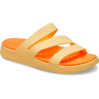 Crocs Claquettes Getaway Strappy Golden Hour EU 42-43 Femme - Publicité Crocs Claquettes Getaway Strappy Golden Hour EU 42-43 Femme - Publicité