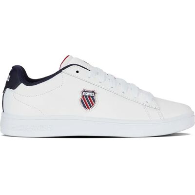 K-swiss Lifestyle Baskets Court Shield Ii White / Peacot / Samba Red EU 42 Homme - Publicité K-swiss Lifestyle Baskets Court Shield Ii White / Peacot / Samba Red EU 42 Homme - Publicité