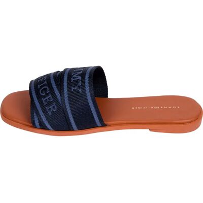 Tommy Hilfiger Sandales Fw0fw08421 Space Blue EU 40 Femme - Publicité Tommy Hilfiger Sandales Fw0fw08421 Space Blue EU 40 Femme - Publicité