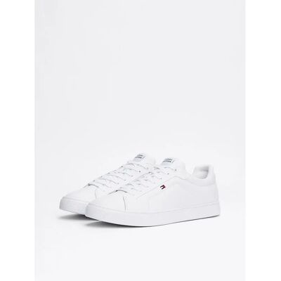 Tommy Hilfiger Baskets Icon Court White EU 41 Homme - Publicité Tommy Hilfiger Baskets Icon Court White EU 41 Homme - Publicité