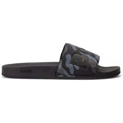 Boss Claquettes Aryeh 10251731 01 Medium Grey EU 41 - Publicité Boss Claquettes Aryeh 10251731 01 Medium Grey EU 41 - Publicité