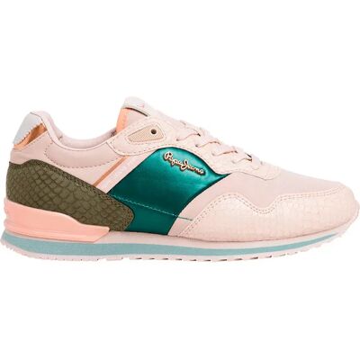 Pepe Jeans Baskets London Mix Pinkish Pink EU 42 Femme - Publicité Pepe Jeans Baskets London Mix Pinkish Pink EU 42 Femme - Publicité
