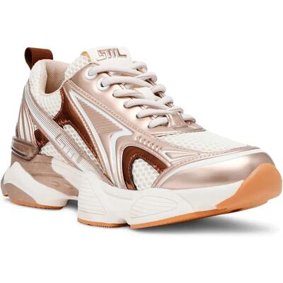 Steve Madden Baskets Speedster-e Silver / Gold Cream EU 37 Femme - Publicité Steve Madden Baskets Speedster-e Silver / Gold Cream EU 37 Femme - Publicité