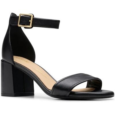 Clarks Shoes Sandales Ezoria Mae Black Leather EU 39 1/2 Femme - Publicité Clarks Shoes Sandales Ezoria Mae Black Leather EU 39 1/2 Femme - Publicité