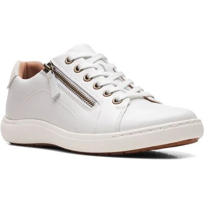 Clarks Shoes Baskets Nalle Lace White Leather EU 37 Femme - Publicité Clarks Shoes Baskets Nalle Lace White Leather EU 37 Femme - Publicité