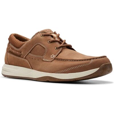 Clarks Shoes Chaussures Bateau Sailview Lace Light Tan Nubuck EU 43 Homme - Publicité Clarks Shoes Chaussures Bateau Sailview Lace Light Tan Nubuck EU 43 Homme - Publicité