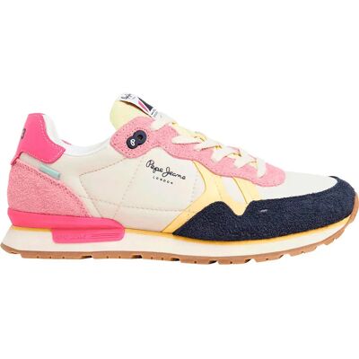 Pepe Jeans Baskets Brit Fly W Navy EU 37 Femme - Publicité Pepe Jeans Baskets Brit Fly W Navy EU 37 Femme - Publicité