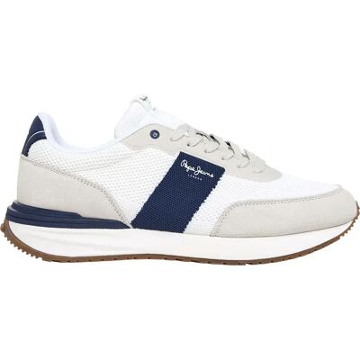 Pepe Jeans Baskets Buster Knit M White EU 40 Homme - Publicité Pepe Jeans Baskets Buster Knit M White EU 40 Homme - Publicité