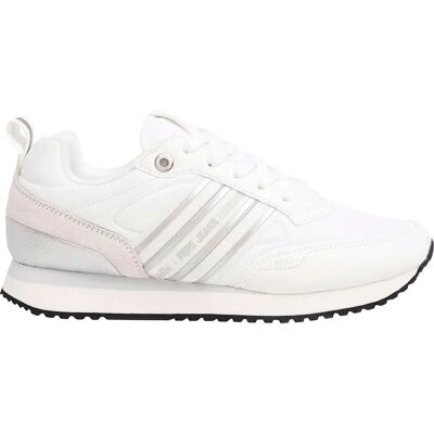 Pepe Jeans Baskets Dublin Half W White EU 36 Femme - Publicité Pepe Jeans Baskets Dublin Half W White EU 36 Femme - Publicité