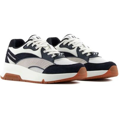 Giorgio Armani Exchange Baskets Xux268_xv959 Off White+Deep Navy EU 43 1/2 Homme - Publicité Giorgio Armani Exchange Baskets Xux268_xv959 Off White+Deep Navy EU 43 1/2 Homme - Publicité