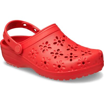 Crocs Sabots Classic Floral Cut Out Cherry Red EU 42-43 Homme,Femme - Publicité Crocs Sabots Classic Floral Cut Out Cherry Red EU 42-43 Homme,Femme - Publicité
