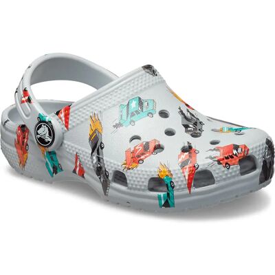 Crocs Sabots Classic Race Cars Graphic Mirage / Multi EU 24-25 Garçon,Fille - Publicité Crocs Sabots Classic Race Cars Graphic Mirage / Multi EU 24-25 Garçon,Fille - Publicité