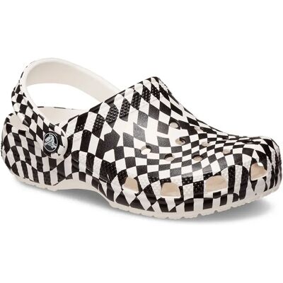 Crocs Sabots Classic Warped Checker White / Black EU 28-29 Garçon,Fille - Publicité Crocs Sabots Classic Warped Checker White / Black EU 28-29 Garçon,Fille - Publicité