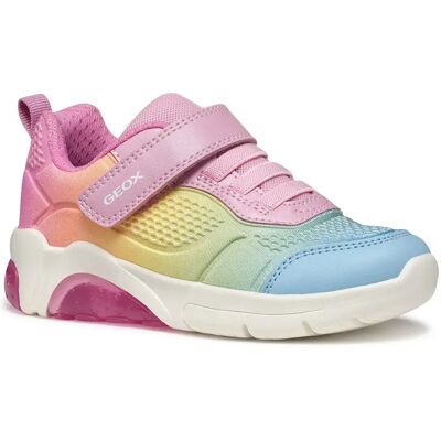 Geox Baskets Fadinlight Pink / Multicolor EU 34 Fille - Publicité Geox Baskets Fadinlight Pink / Multicolor EU 34 Fille - Publicité