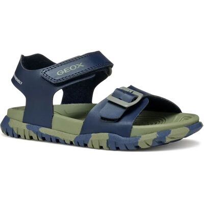 Geox Sandales Fusbetto Navy / Military EU 36 Garçon - Publicité Geox Sandales Fusbetto Navy / Military EU 36 Garçon - Publicité