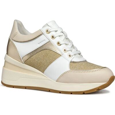 Geox Baskets Zosma White / Light Gold EU 37 Femme - Publicité Geox Baskets Zosma White / Light Gold EU 37 Femme - Publicité