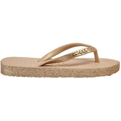 Sundek Tongs Mini Gold EU 33-34 Fille - Publicité Sundek Tongs Mini Gold EU 33-34 Fille - Publicité