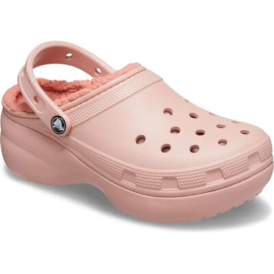 Crocs Sabots Classic Platform Lined Pink Clay EU 42-43 Femme - Publicité Crocs Sabots Classic Platform Lined Pink Clay EU 42-43 Femme - Publicité