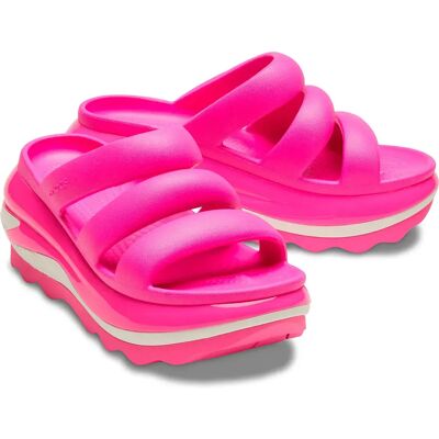 Crocs Claquettes Mega Crush Triple Strap Pink Crush EU 41-42 Homme,Femme - Publicité Crocs Claquettes Mega Crush Triple Strap Pink Crush EU 41-42 Homme,Femme - Publicité
