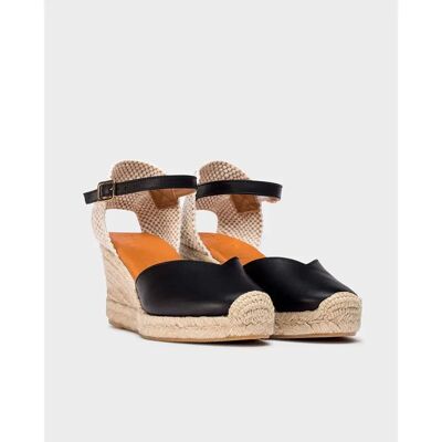 Wonders Espadrilles Compensées Sinai 85 Napa Black EU 39 Femme - Publicité Wonders Espadrilles Compensées Sinai 85 Napa Black EU 39 Femme - Publicité