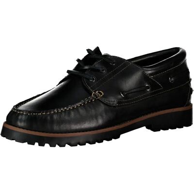 Jack & Jones Chaussures Bateau Brooklyn Leather Black EU 46 Homme - Publicité Jack & Jones Chaussures Bateau Brooklyn Leather Black EU 46 Homme - Publicité