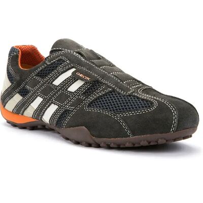Geox Baskets Sans Lacets Snake L Dark Grey / Off White EU 45 Homme - Publicité Geox Baskets Sans Lacets Snake L Dark Grey / Off White EU 45 Homme - Publicité
