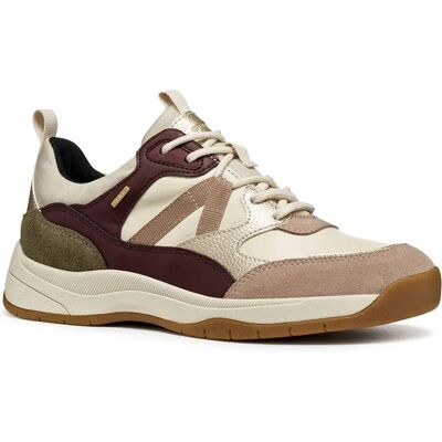 Geox Baskets Berinike B Abx Papyrus / Wine EU 36 Femme - Publicité Geox Baskets Berinike B Abx Papyrus / Wine EU 36 Femme - Publicité