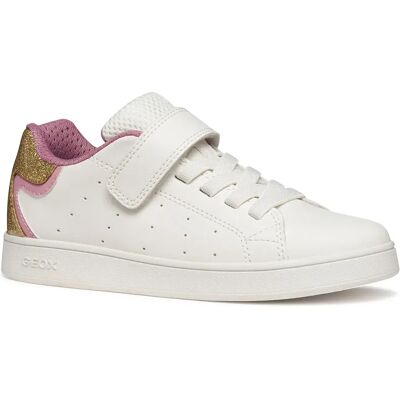 Geox Baskets Eclyper A White / Pink EU 34 Fille - Publicité Geox Baskets Eclyper A White / Pink EU 34 Fille - Publicité