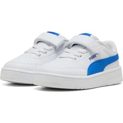 Puma Baskets Court Classic Clean Ac+ White / Mountain Blue EU 20 Fille - Publicité Puma Baskets Court Classic Clean Ac+ White / Mountain Blue EU 20 Fille - Publicité