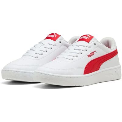 Puma Baskets Court Classic Clean White / For All Time Red EU 37 1/2 Garçon,Fille - Publicité Puma Baskets Court Classic Clean White / For All Time Red EU 37 1/2 Garçon,Fille - Publicité