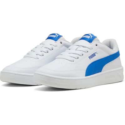 Puma Baskets Court Classic Clean White / Mountain Blue EU 37 Garçon,Fille - Publicité Puma Baskets Court Classic Clean White / Mountain Blue EU 37 Garçon,Fille - Publicité