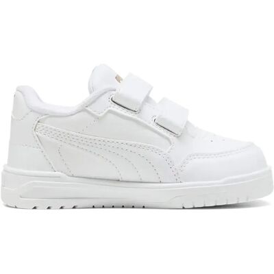 Puma Baskets Shuffle Downtown Lo V White / White / Gold EU 27 Garçon,Fille - Publicité Puma Baskets Shuffle Downtown Lo V White / White / Gold EU 27 Garçon,Fille - Publicité