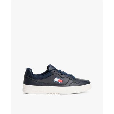 Tommy Hilfiger Baskets Em0em01443 Blue C1G EU 44 Homme - Publicité Tommy Hilfiger Baskets Em0em01443 Blue C1G EU 44 Homme - Publicité