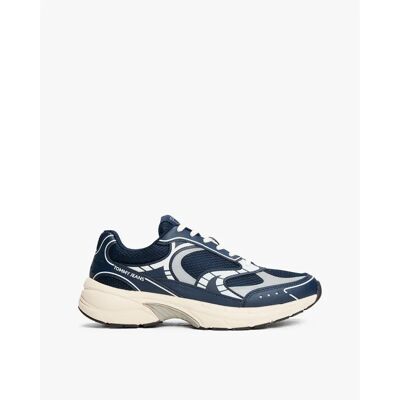 Tommy Hilfiger Baskets Em0em01569 Blue C1G EU 44 Homme - Publicité Tommy Hilfiger Baskets Em0em01569 Blue C1G EU 44 Homme - Publicité