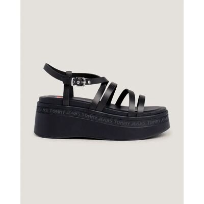 Tommy Hilfiger Sandales En0en02516 Black EU 41 Femme - Publicité Tommy Hilfiger Sandales En0en02516 Black EU 41 Femme - Publicité
