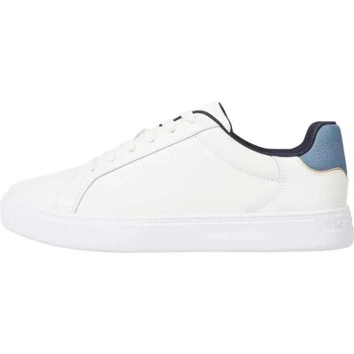 Tommy Hilfiger Baskets Fw0fw08000 White EU 37 Femme - Publicité Tommy Hilfiger Baskets Fw0fw08000 White EU 37 Femme - Publicité