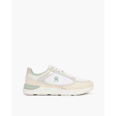 Tommy Hilfiger Baskets Fw0fw08472 White EU 39 Femme - Publicité Tommy Hilfiger Baskets Fw0fw08472 White EU 39 Femme - Publicité