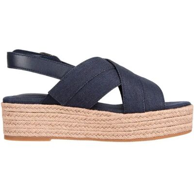 Tommy Hilfiger Espadrilles Compensées Fw0fw08669 Blue EU 39 Femme - Publicité Tommy Hilfiger Espadrilles Compensées Fw0fw08669 Blue EU 39 Femme - Publicité