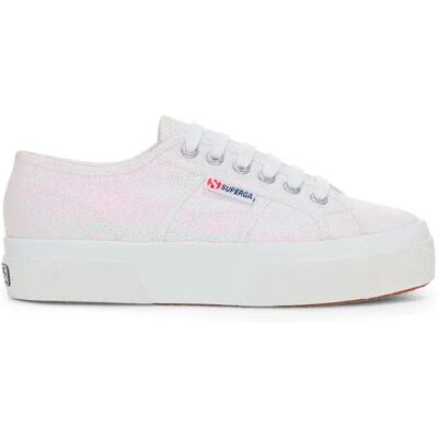 Superga Baskets 2740 Platform Lame White / Multicolor EU 38 Femme - Publicité Superga Baskets 2740 Platform Lame White / Multicolor EU 38 Femme - Publicité