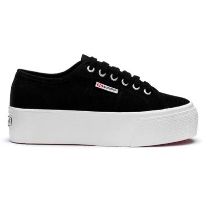 Superga Baskets 2790 Platform Black / White EU 38 Femme - Publicité Superga Baskets 2790 Platform Black / White EU 38 Femme - Publicité