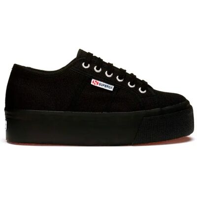 Superga Baskets 2790 Platform Black EU 38 Femme - Publicité Superga Baskets 2790 Platform Black EU 38 Femme - Publicité